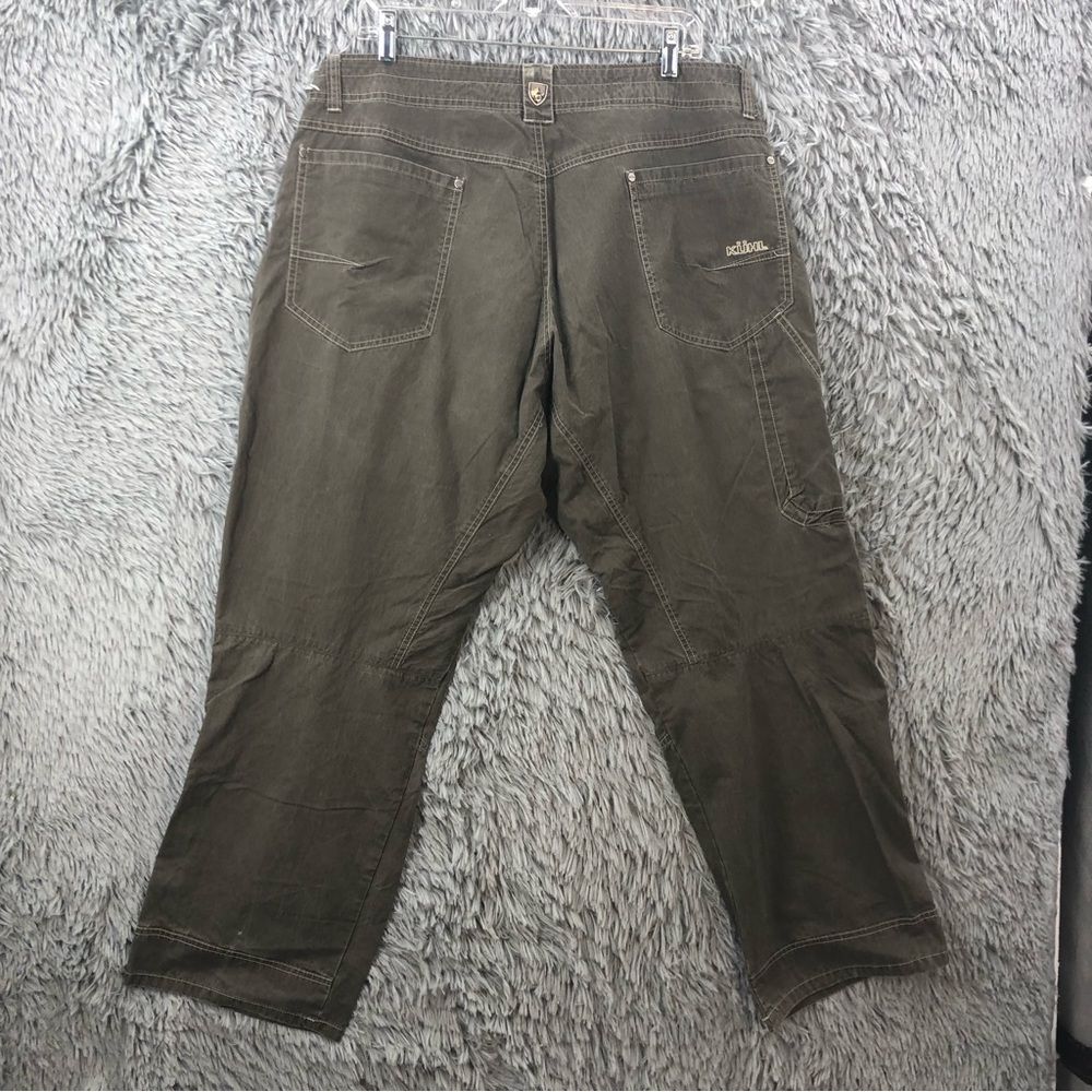 Kuhl Pants Mens 40 Revolvr Crag Series Gray Born in the Mountains Hiking